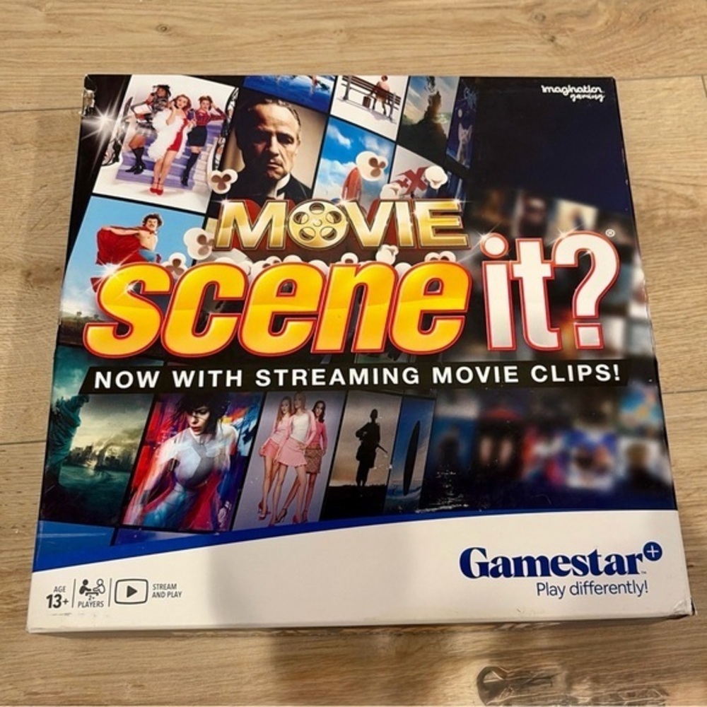 Movie Scene It? Board Game – Streaming Movie Clips Edition (Complete)